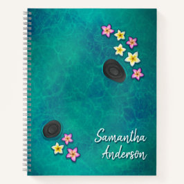 Floating-Blume Wellness-Center Spiral Notebook Notizbuch