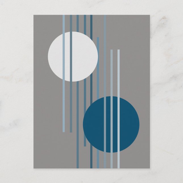 Floating Circles 3 Postkarte (Vorderseite)