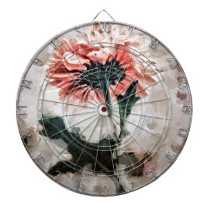 Floating Dahlia Dreamy Dart Board Dartscheibe