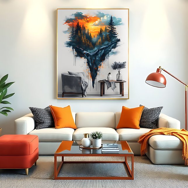 Floating Forest Dreamy Poster (Von Creator hochgeladen)