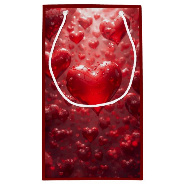 FLOATING HEARTS KLEINE GESCHENKTÜTE (Rückseite)