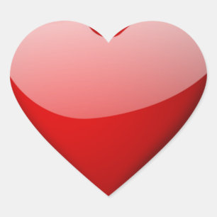 Floating Herz-Aufkleber