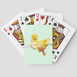 Floating Little Niedlich Duckling Spielkarten