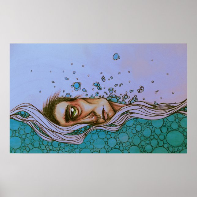 "Floating on By" Poster (Vorne)