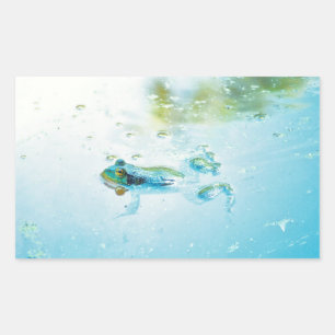 Floating Rechteckiger Aufkleber