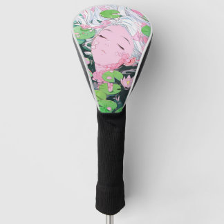 Floating Serenity Water Nymph Anime Girl Golf Headcover