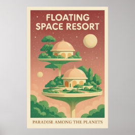 Floating Space Resort Poster