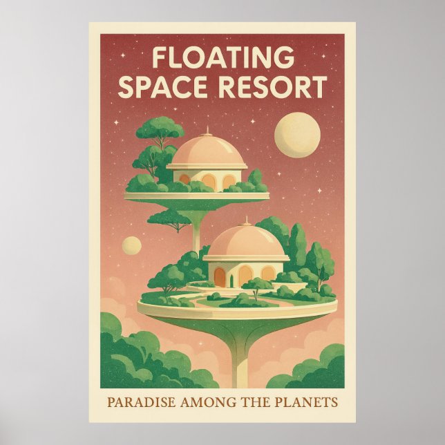 Floating Space Resort Poster (Vorne)