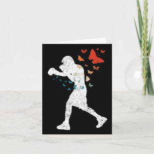Floating wie Butterfly Sting Bee Boxer Liebe Boxin Karte