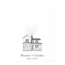 Floating Zuhause Fingerprint Gästebuch