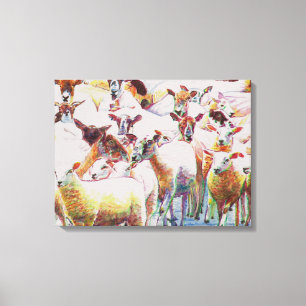 Flock 2011 leinwanddruck