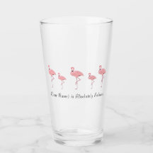 Flock des rosa Flamingos-Individuellen Namens