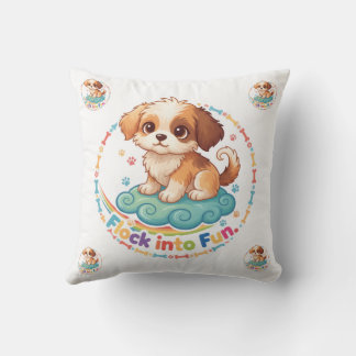 „Flock Into Fun“ Farbige Polyester-Wurfkissen Kissen