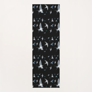 Flock of Fly Swallow Birds Illustration Yogamatte