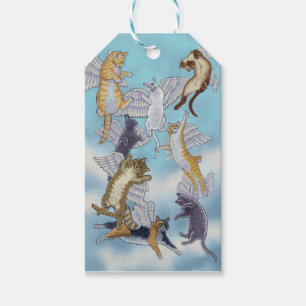 Flock von Angel Cats von Rachel Armington Geschenkanhänger