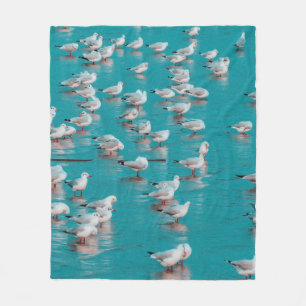 FLOCK VON GrauVÖGELN Fleecedecke