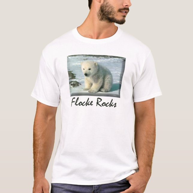 Flocke Felsen! T-Shirt (Vorderseite)