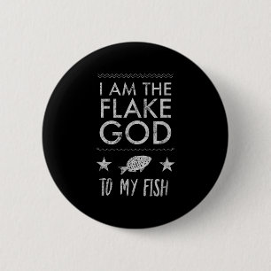 Flockengott Aquarium Fischbecken Aquarienliebhaber Button