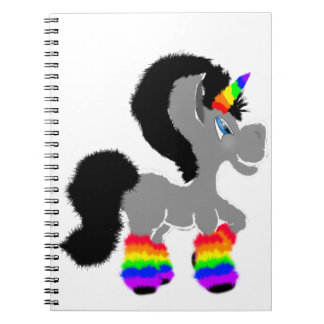 Flockiges Einhorn Notizblock