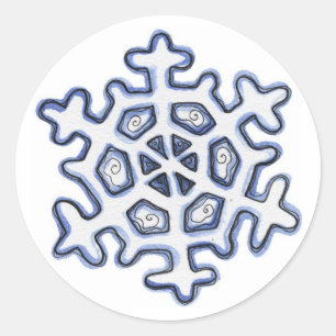Flocon de neige - autocollants