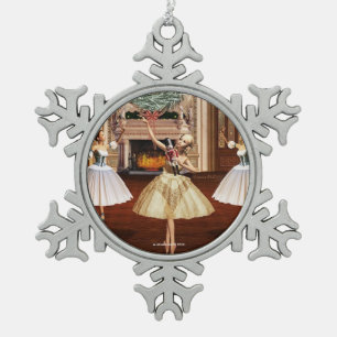Flocon De Neige Casse-noisette Ballerina Pewsflake Ornement