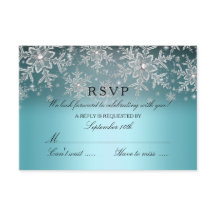 Flocon de Neige Cristal Bleu RSVP Hiver