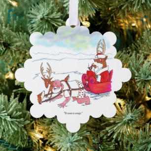 flocon de neige en papier ornement Père Noël Coup