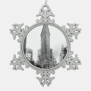 Flocon De Neige Flatiron Building Noël Ornement