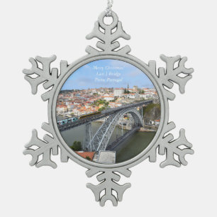 Flocon De Neige Luis I Pont Porto Portugal Ornement