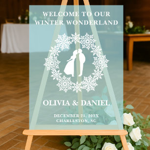 Flocon de neige - Mariage d'hiver Bienvenue