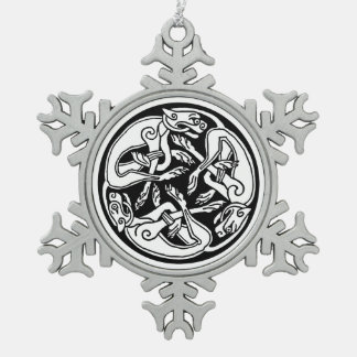 Flocon De Neige ornement en étain