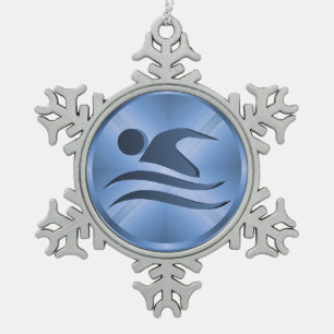 Flocon De Neige Ornement nageur - SRF