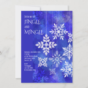 Flocons de neige invitation