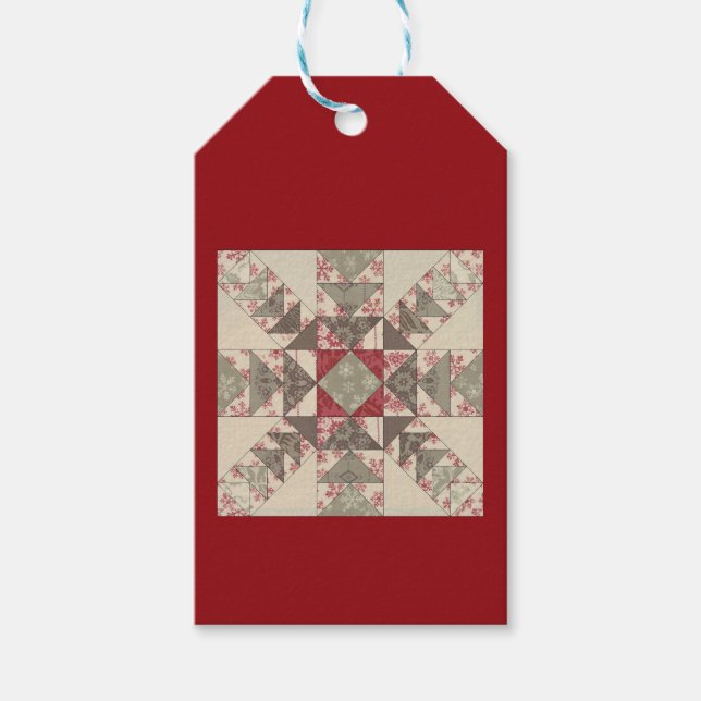 Flocons de Neige Light Geschenkanhänger (Vorderseite)