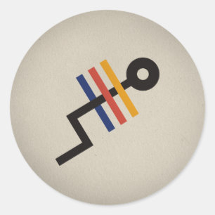 FLomm Heroes: TRÊS! Runder Aufkleber