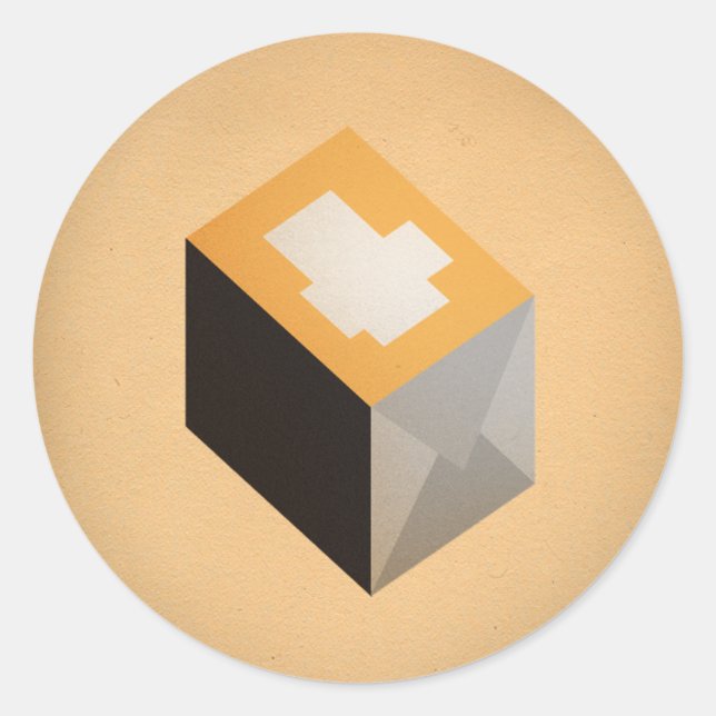 FLomm Power Gib: DAS PAKET! Runder Aufkleber (Vorderseite)