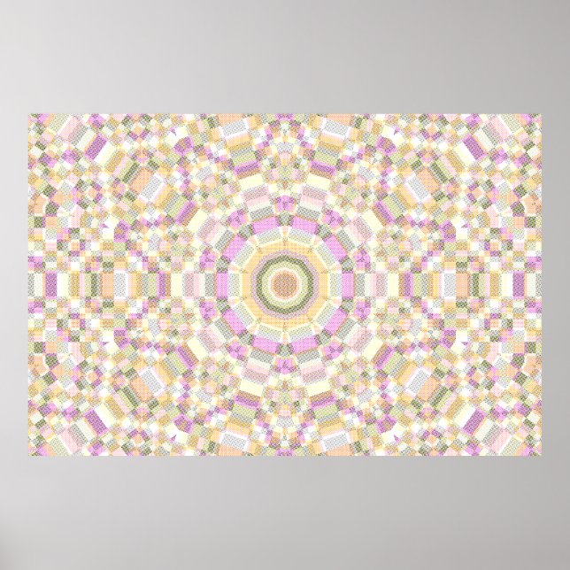 Floor Design for a Tarot Theater Piece var.2 Poster (Vorne)