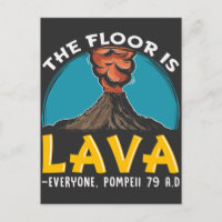 Floor ist Lava Pompeii Geschichte Lehrer Vulkan