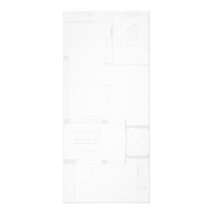 Floor Plan Rack Card Werbekarte