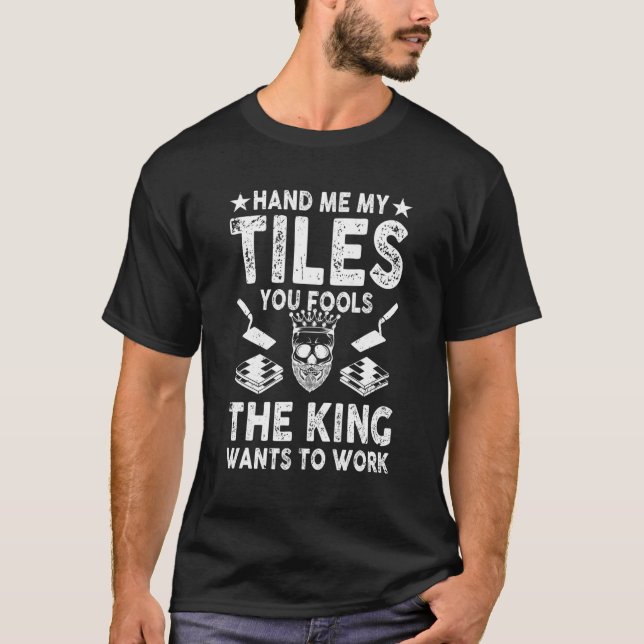 Floor Tile Company Owner Floor Tile Installation T-Shirt (Vorderseite)