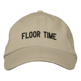 "Floor Time" Bestickte Baseballkappe