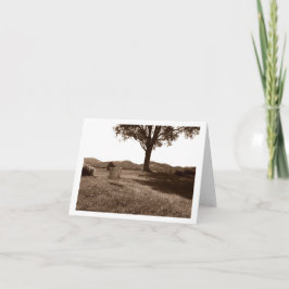 Floor Tom White Drum Blank Note Card Karte