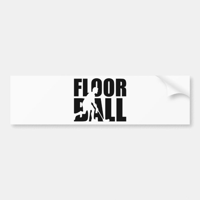 Floorball Autoaufkleber (Vorne)