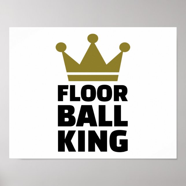 Floorball king champion poster (Vorne)