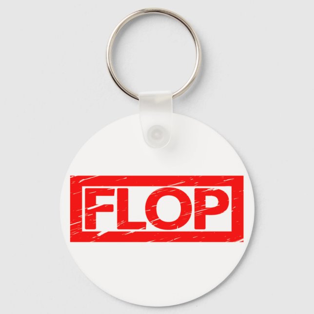Flop-Briefmarke Schlüsselanhänger (Vorderseite)