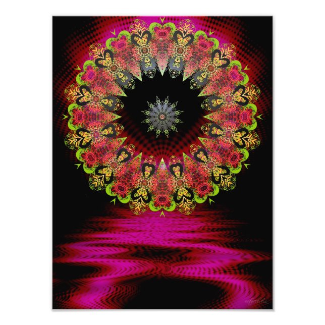 Flopenana Psychedelic Liebe Art Foto (Vorne)