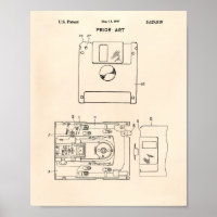 Floppy Disc 1997 Patent Art - Old Peper
