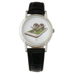 "Floppy-Eared Whimsy: Lop-Eared Bunnies in Popout Armbanduhr