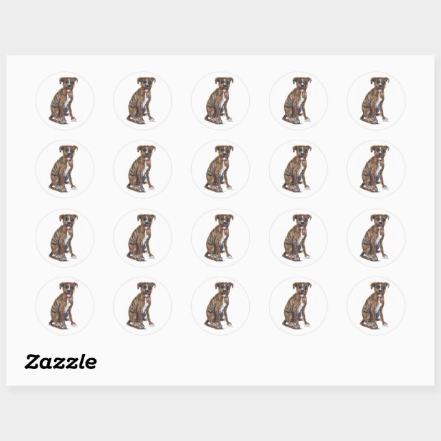 Floppy-Ohr-Schwanz-Rescue-Pop-Sticker Runder Aufkleber (Blatt)