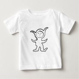 Floppy Pointy Ear Kids Jammies Design Baby T-shirt